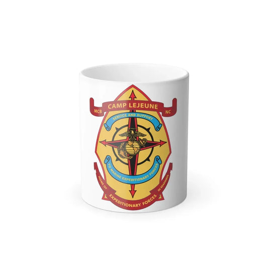 Camp Lejeune Expeditionary (USMC) Color Changing Coffee Mug 11oz - Go Mug Yourself