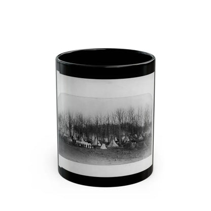 Camp Of 2nd Vermont Volunteers At Camp Griffin, Virginia (U.S. Civil War) Black Coffee Mug-11oz-Go Mug Yourself