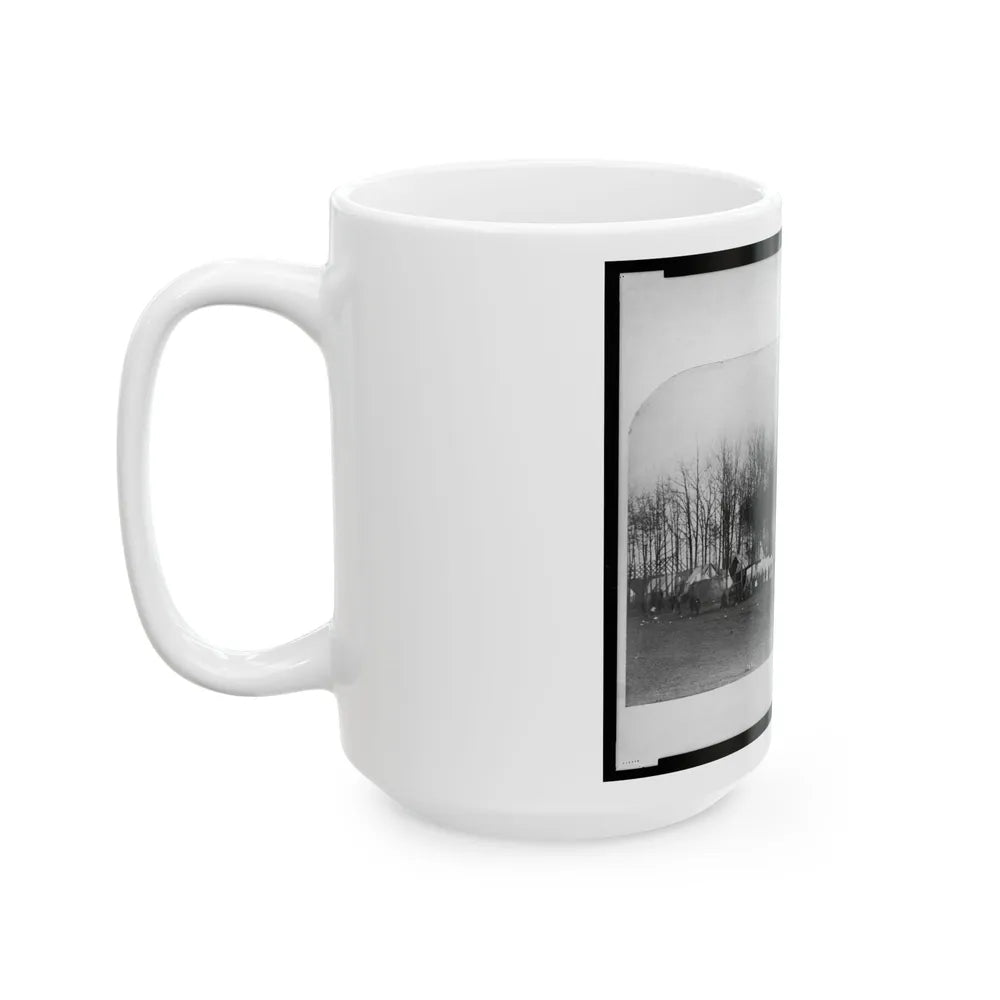 Camp Of 2nd Vermont Volunteers At Camp Griffin, Virginia (U.S. Civil War) White Coffee Mug-Go Mug Yourself