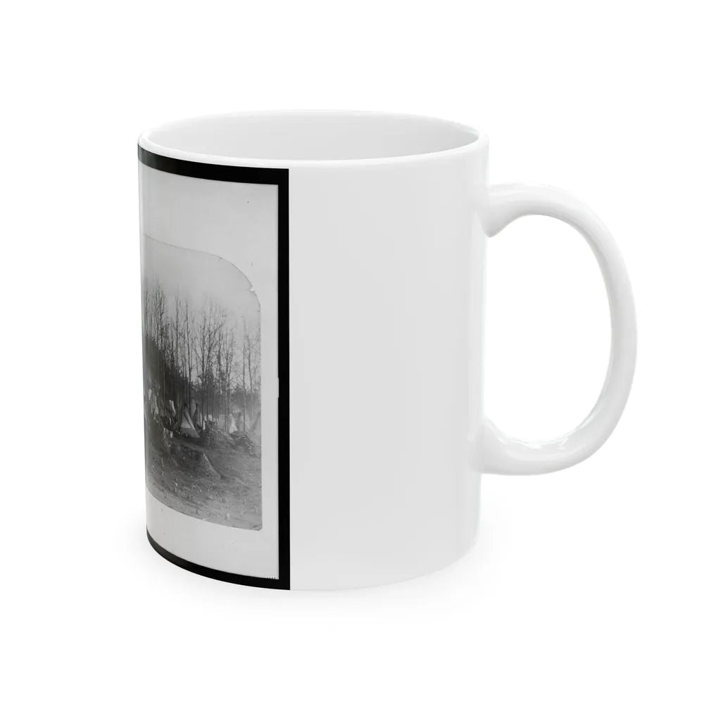 Camp Of 2nd Vermont Volunteers At Camp Griffin, Virginia (U.S. Civil War) White Coffee Mug-Go Mug Yourself