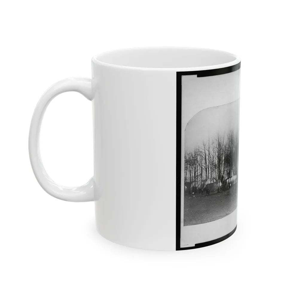 Camp Of 2nd Vermont Volunteers At Camp Griffin, Virginia (U.S. Civil War) White Coffee Mug-Go Mug Yourself