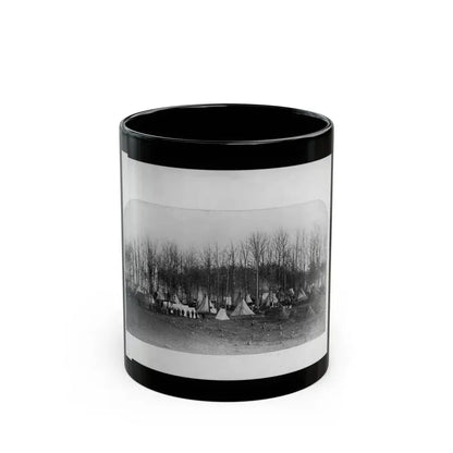 Camp Of 2nd Vermont Volunteers At Camp Griffin, Virginia (U.S. Civil War) Black Coffee Mug 11oz - Go Mug Yourself