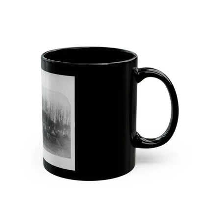 Camp Of 2nd Vermont Volunteers At Camp Griffin, Virginia (U.S. Civil War) Black Coffee Mug - Go Mug Yourself