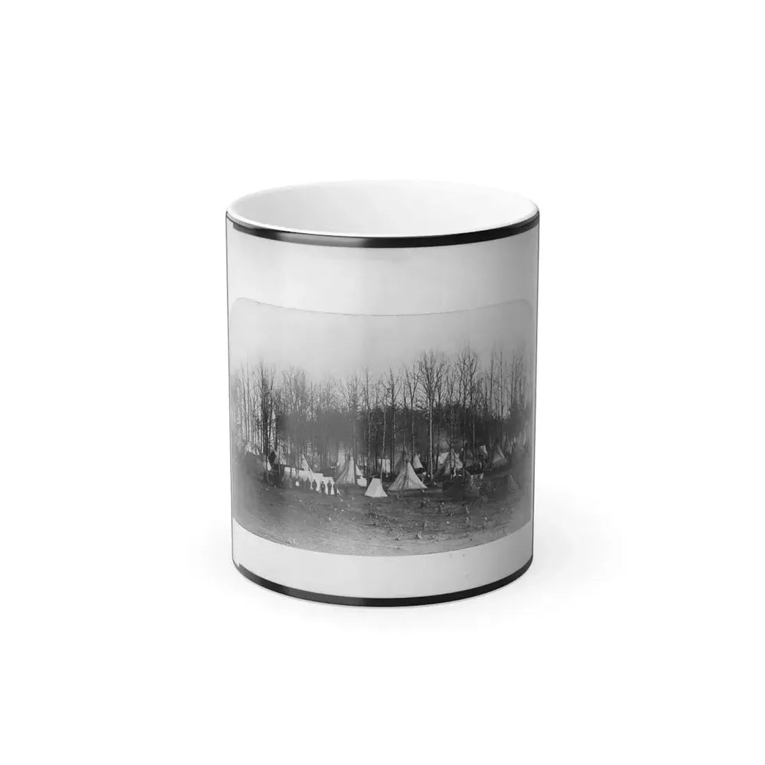 Camp of 2Nd Vermont Volunteers at Camp Griffin, Virginia (U.S. Civil War) Color Changing Coffee Mug 11oz - Go Mug Yourself
