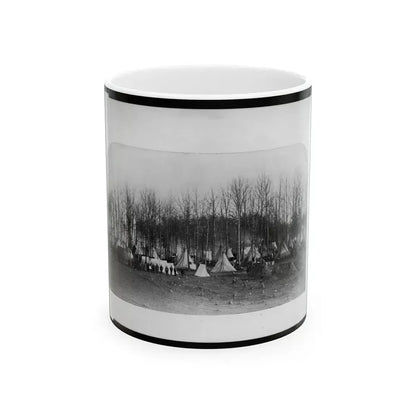 Camp Of 2nd Vermont Volunteers At Camp Griffin, Virginia (U.S. Civil War) White Coffee Mug 11oz - Go Mug Yourself