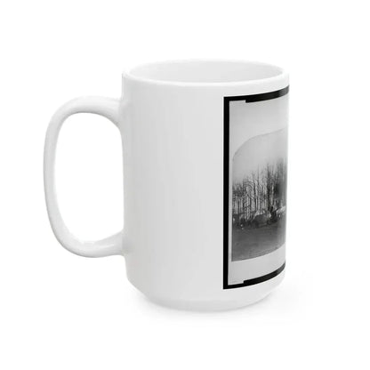 Camp Of 2nd Vermont Volunteers At Camp Griffin, Virginia (U.S. Civil War) White Coffee Mug - Go Mug Yourself