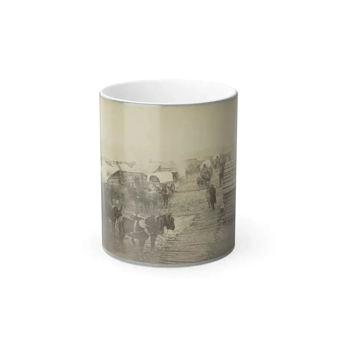 Camp of the Union Forces at Centreville, Va. Winter 1861-62 (U.S. Civil War) Color Changing Coffee Mug 11oz Default Title 11oz - Go Mug Yourself