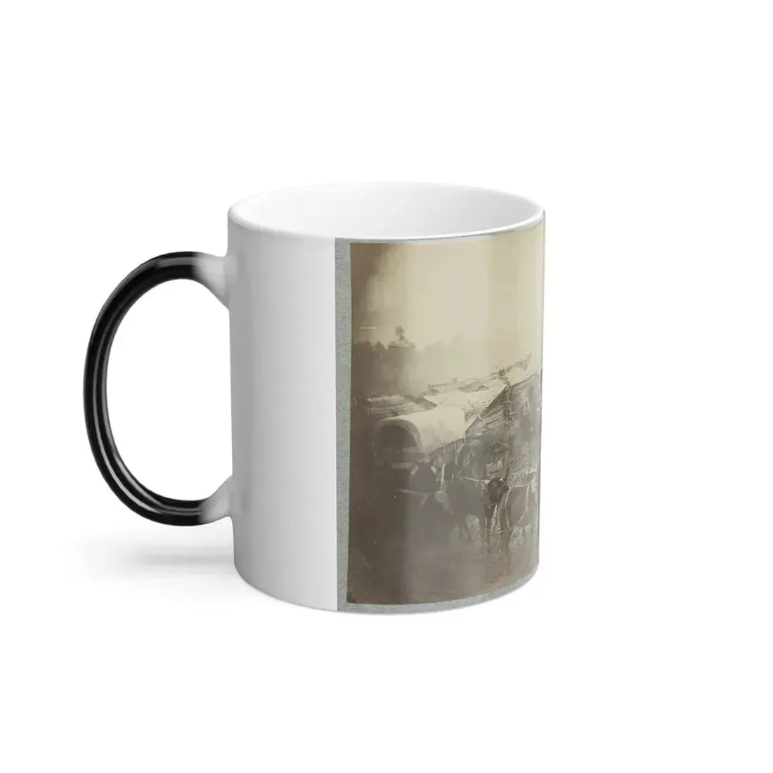 Camp of the Union Forces at Centreville, Va. Winter 1861-62 (U.S. Civil War) Color Changing Coffee Mug 11oz - Go Mug Yourself
