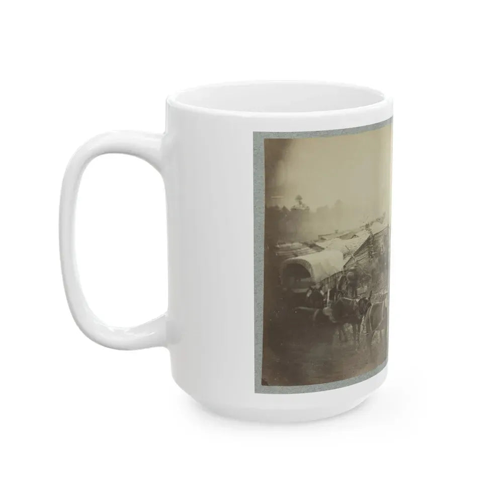 Camp Of The Union Forces At Centreville, Va. Winter 1861-62 (U.S. Civil War) White Coffee Mug - Go Mug Yourself