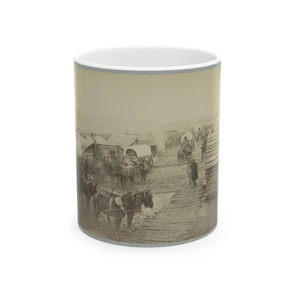 Camp Of The Union Forces At Centreville, Va. Winter 1861-62 (U.S. Civil War) White Coffee Mug-11oz-Go Mug Yourself