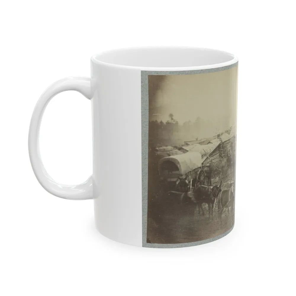 Camp Of The Union Forces At Centreville, Va. Winter 1861-62 (U.S. Civil War) White Coffee Mug-Go Mug Yourself