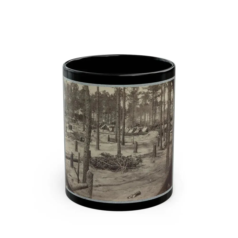 Camp Of Union Soldiers On The Line In Front Of Petersburg, Va., August 10, 1864 (U.S. Civil War) Black Coffee Mug 11oz - Go Mug Yourself
