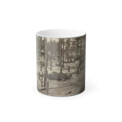Camp of Union Soldiers on the Line in Front of Petersburg, Va., August 10, 1864 (U.S. Civil War) Color Changing Coffee Mug 11oz Default Title 11oz - Go Mug Yourself