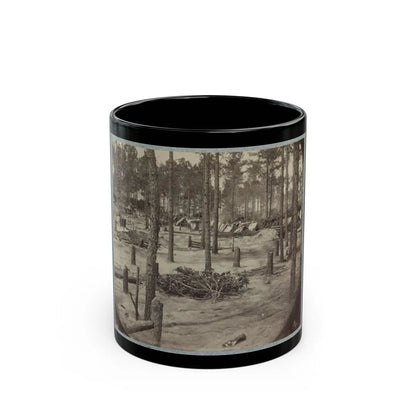 Camp Of Union Soldiers On The Line In Front Of Petersburg, Va., August 10, 1864 (U.S. Civil War) Black Coffee Mug-11oz-Go Mug Yourself