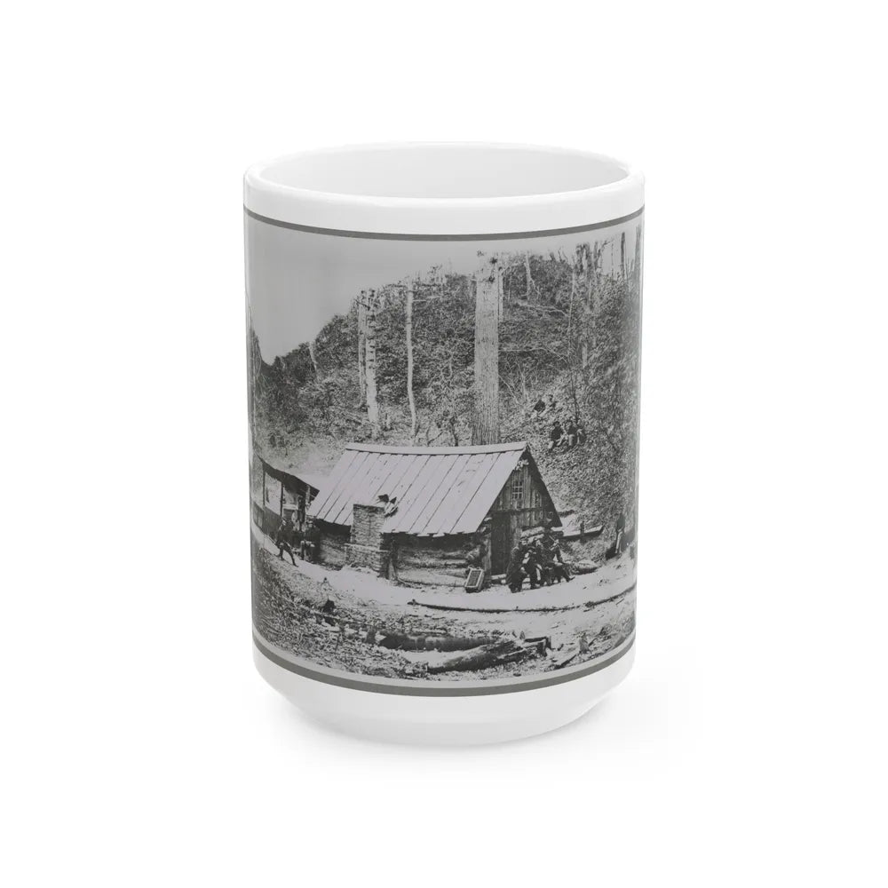 Camp (U.S. Civil War) White Coffee Mug-15oz-Go Mug Yourself