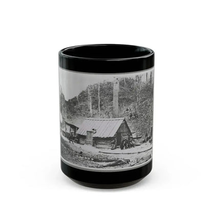 Camp (U.S. Civil War) Black Coffee Mug 15oz - Go Mug Yourself