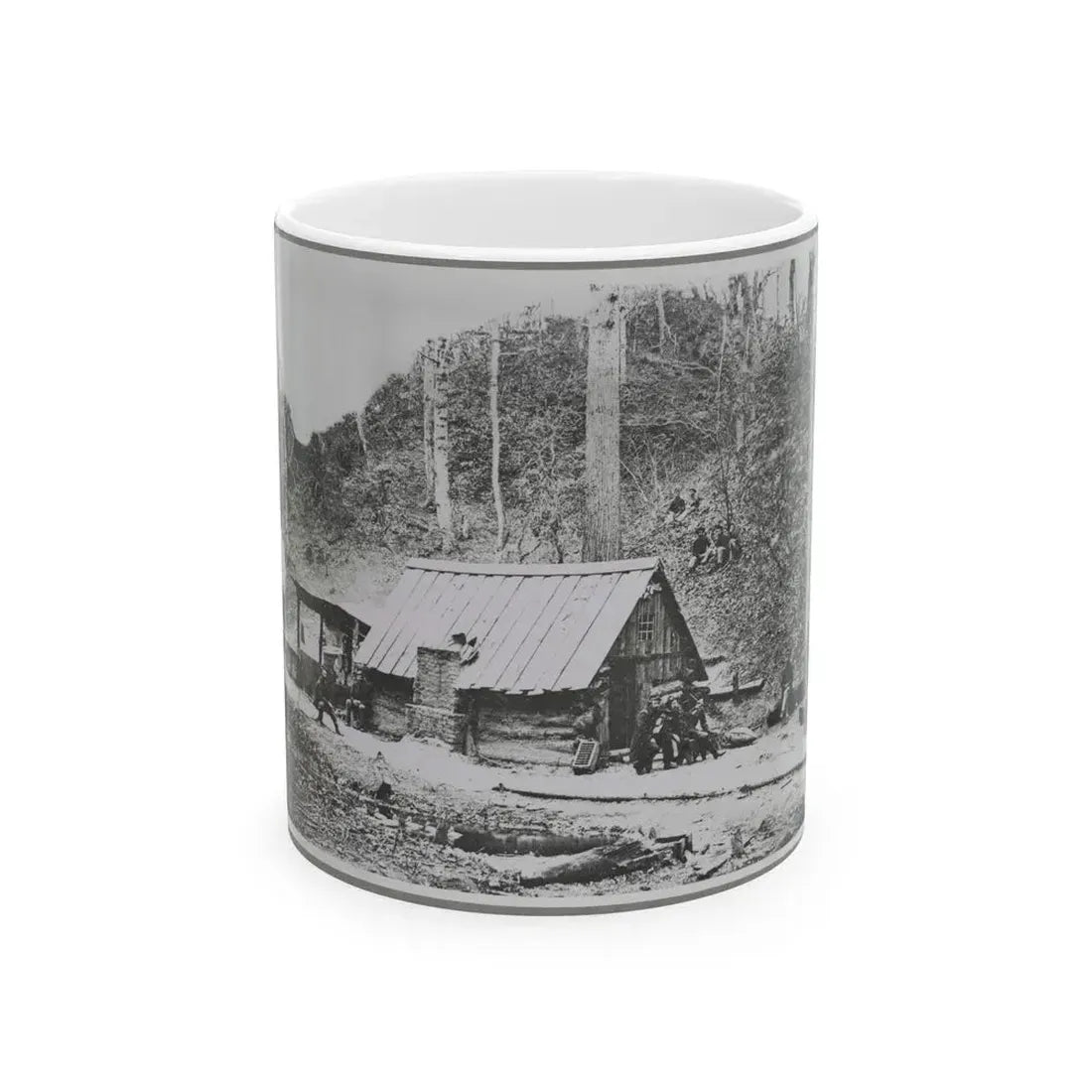 Camp (U.S. Civil War) White Coffee Mug 11oz - Go Mug Yourself