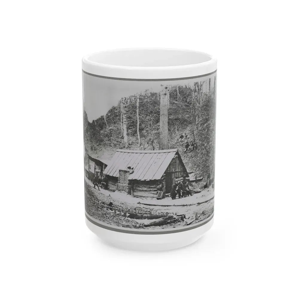 Camp (U.S. Civil War) White Coffee Mug 15oz - Go Mug Yourself
