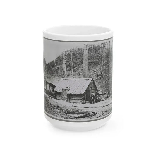 Camp (U.S. Civil War) White Coffee Mug 15oz - Go Mug Yourself