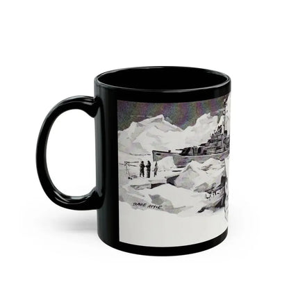 Campana Italian Balm advertisement, Cosmopolitan Illustration, March 1958 - Black Coffee Mug - Go Mug Yourself