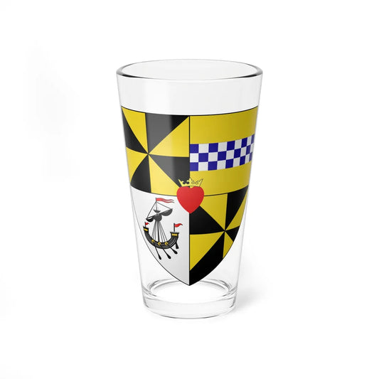 Campbell of Glenlyon arms (Scotland) (Coat of Arms) Pint Glass 16oz 16oz - Go Mug Yourself