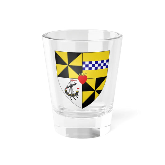 Campbell of Glenlyon arms (Scotland) (Coat of Arms) Shot Glass 1.5oz 1.5oz - Go Mug Yourself