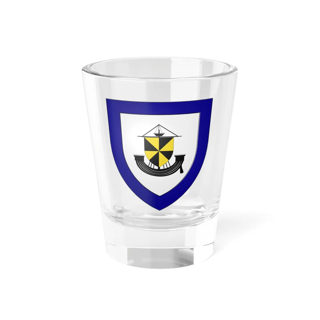 Campbell of Inverneil arms (Scotland) (Coat of Arms) Shot Glass 1.5oz 1.5oz - Go Mug Yourself