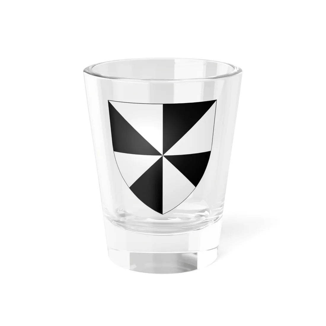 Campbell of Lochaw arms (Scotland) (Coat of Arms) Shot Glass 1.5oz 1.5oz - Go Mug Yourself
