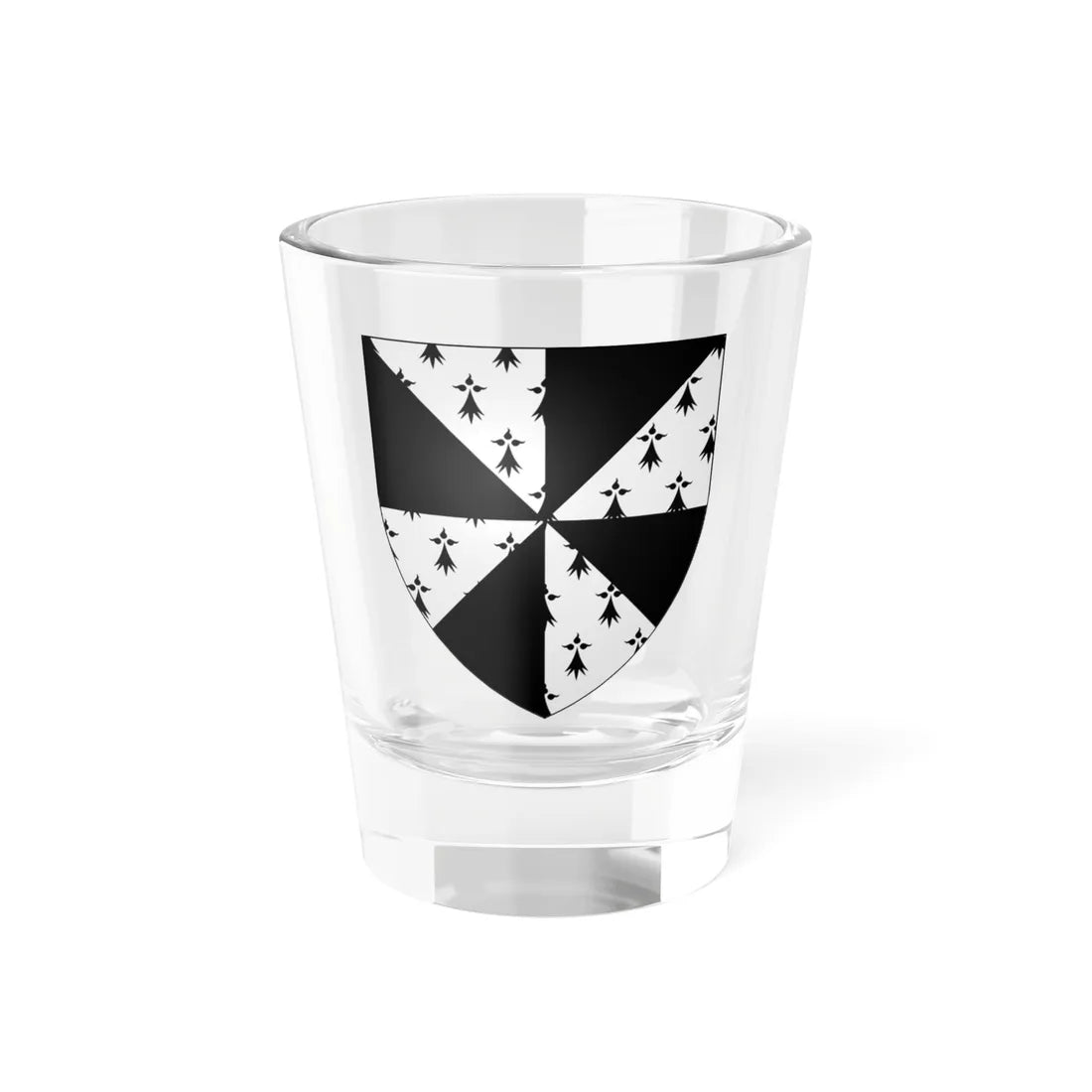 Campbell of Ottar arms (Scotland) (Coat of Arms) Shot Glass 1.5oz 1.5oz - Go Mug Yourself