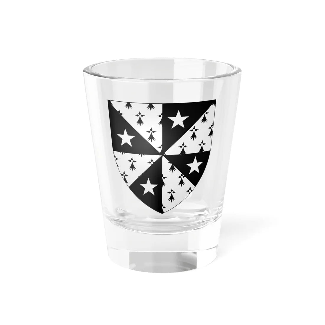 Campbell of Smiddygreen arms (Scotland) (Coat of Arms) Shot Glass 1.5oz 1.5oz - Go Mug Yourself