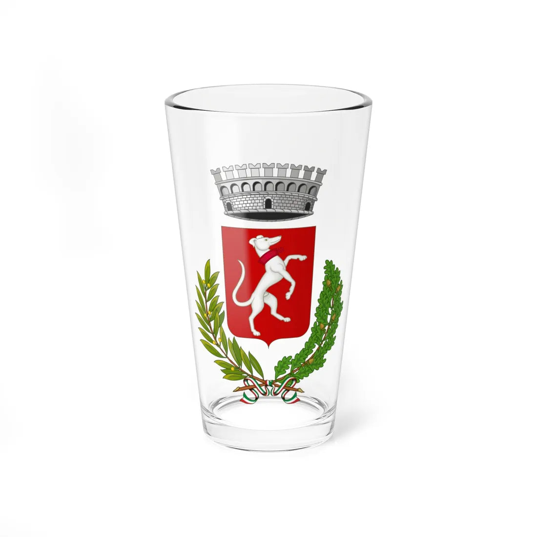 Campiglia Marittima-Stemma (Italy) (Coat of Arms) Pint Glass 16oz 16oz - Go Mug Yourself