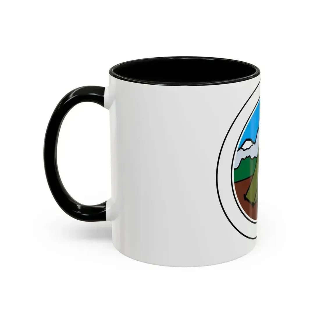 Camping (Boy Scout Merit Badge) Accent Coffee Mug - Go Mug Yourself