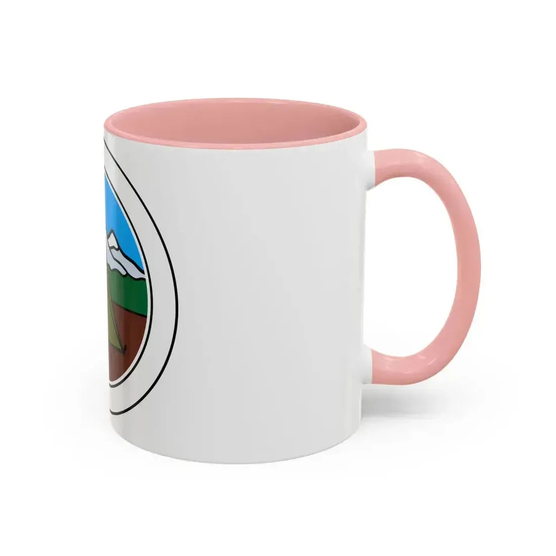 Camping (Boy Scout Merit Badge) Accent Coffee Mug - Go Mug Yourself