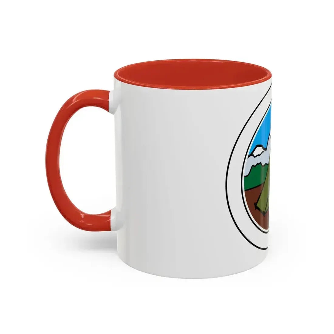 Camping (Boy Scout Merit Badge) Accent Coffee Mug - Go Mug Yourself