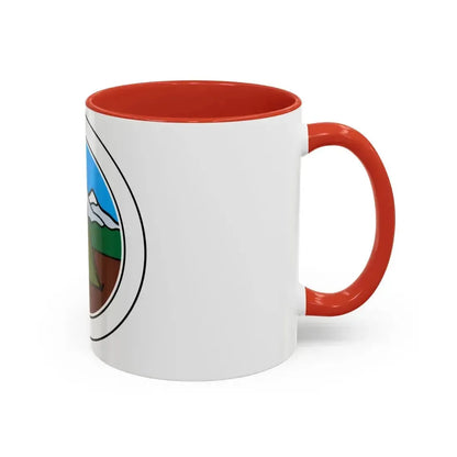 Camping (Boy Scout Merit Badge) Accent Coffee Mug - Go Mug Yourself