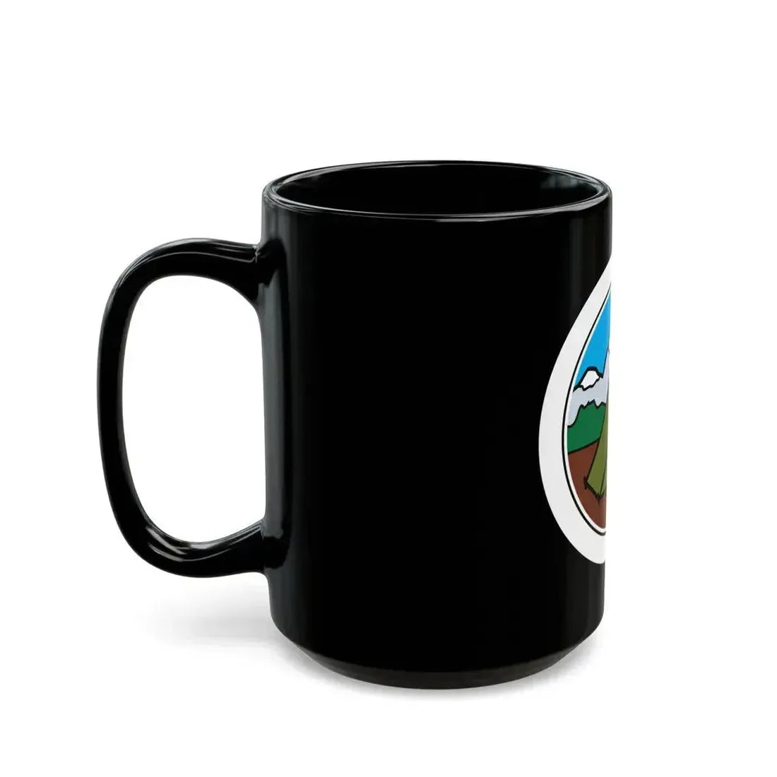 Camping (Boy Scout Merit Badge) Black Coffee Mug - Go Mug Yourself