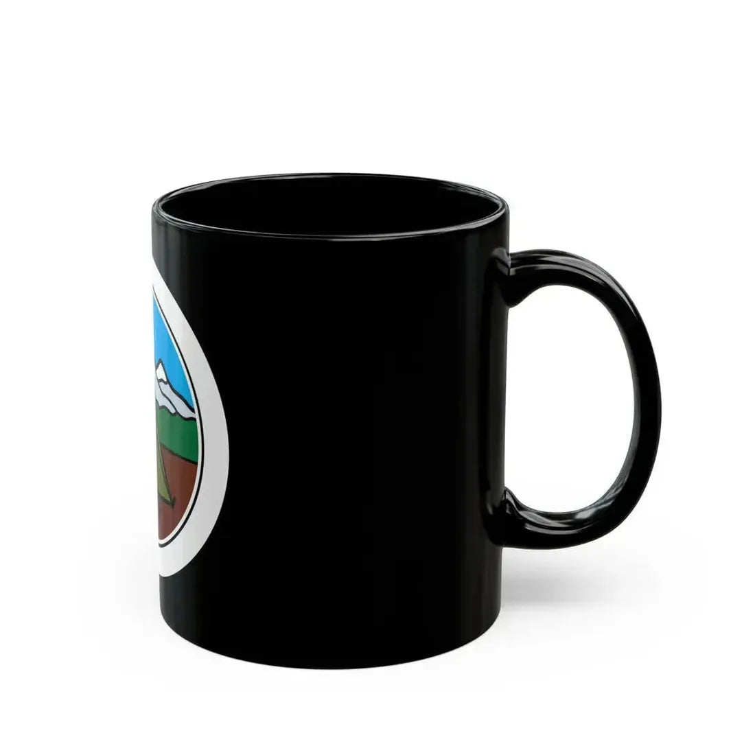 Camping (Boy Scout Merit Badge) Black Coffee Mug - Go Mug Yourself