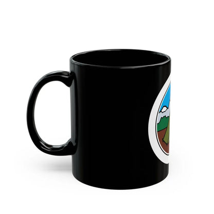 Camping (Boy Scout Merit Badge) Black Coffee Mug-Go Mug Yourself