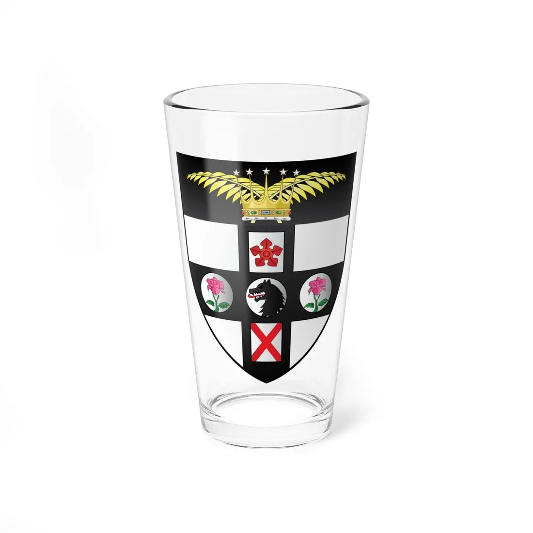 Campion Hall Oxford Coat Of Arms (England) (Coat of Arms) Pint Glass 16oz - Go Mug Yourself