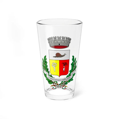 Campione dItalia-Stemma-Coronamenti (Italy) (Coat of Arms) Pint Glass 16oz 16oz - Go Mug Yourself
