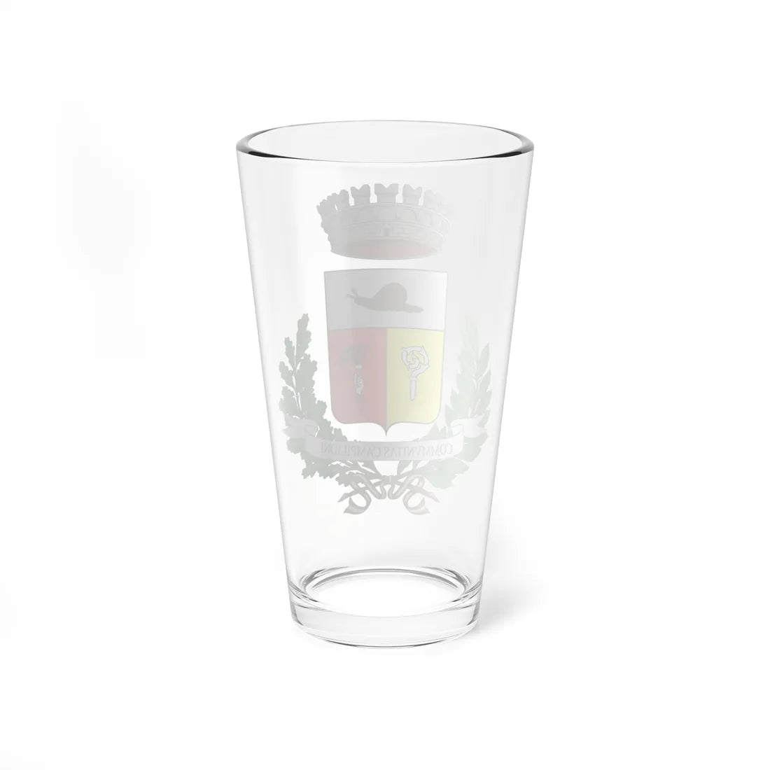 Campione dItalia-Stemma-Coronamenti (Italy) (Coat of Arms) Pint Glass 16oz - Go Mug Yourself
