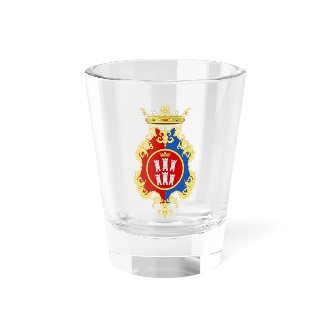 Campobasso-Stemma (Italy) (Coat of Arms) Shot Glass 1.5oz 1.5oz - Go Mug Yourself