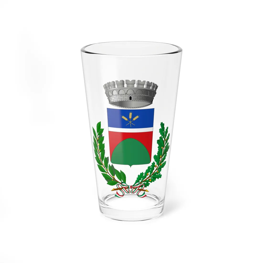 Campofranco-Stemma (Italy) (Coat of Arms) Pint Glass 16oz 16oz - Go Mug Yourself