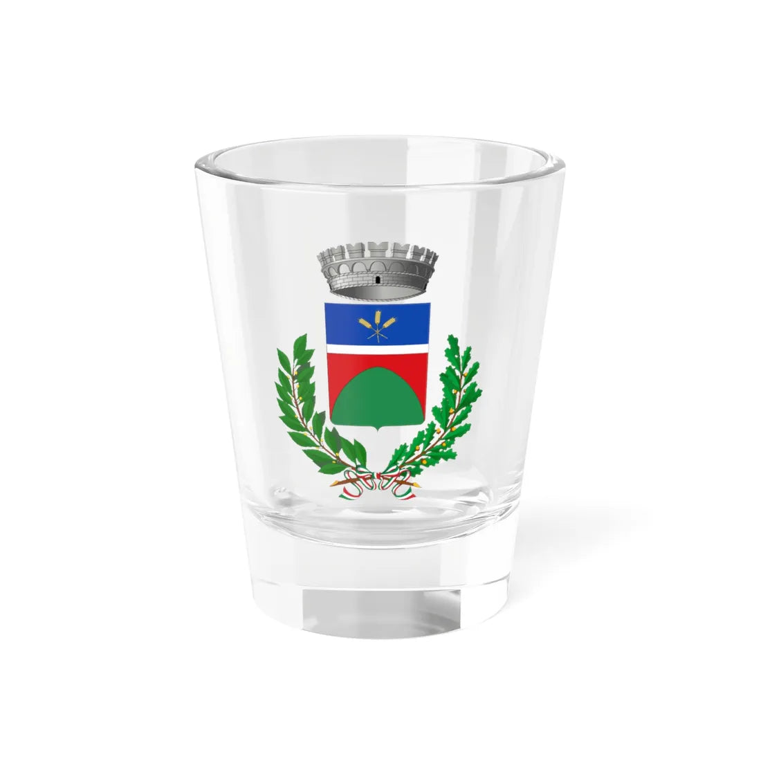 Campofranco-Stemma (Italy) (Coat of Arms) Shot Glass 1.5oz 1.5oz - Go Mug Yourself