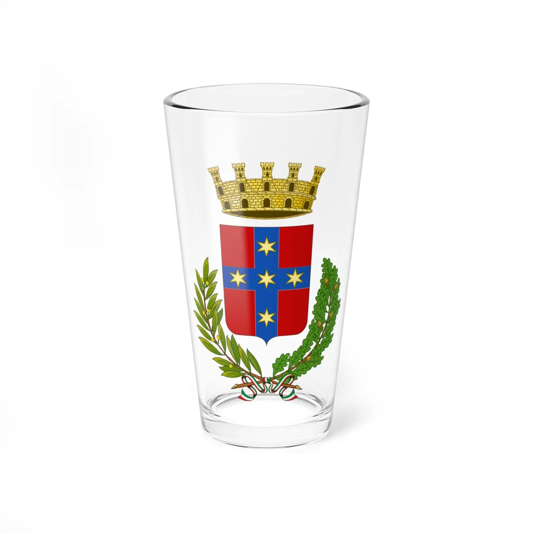 Camporosso-Stemma (Italy) (Coat of Arms) Pint Glass 16oz 16oz - Go Mug Yourself