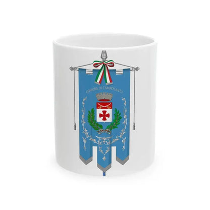 Camposanto-Gonfalone (Italy) White Coffee Mug 11oz - Go Mug Yourself