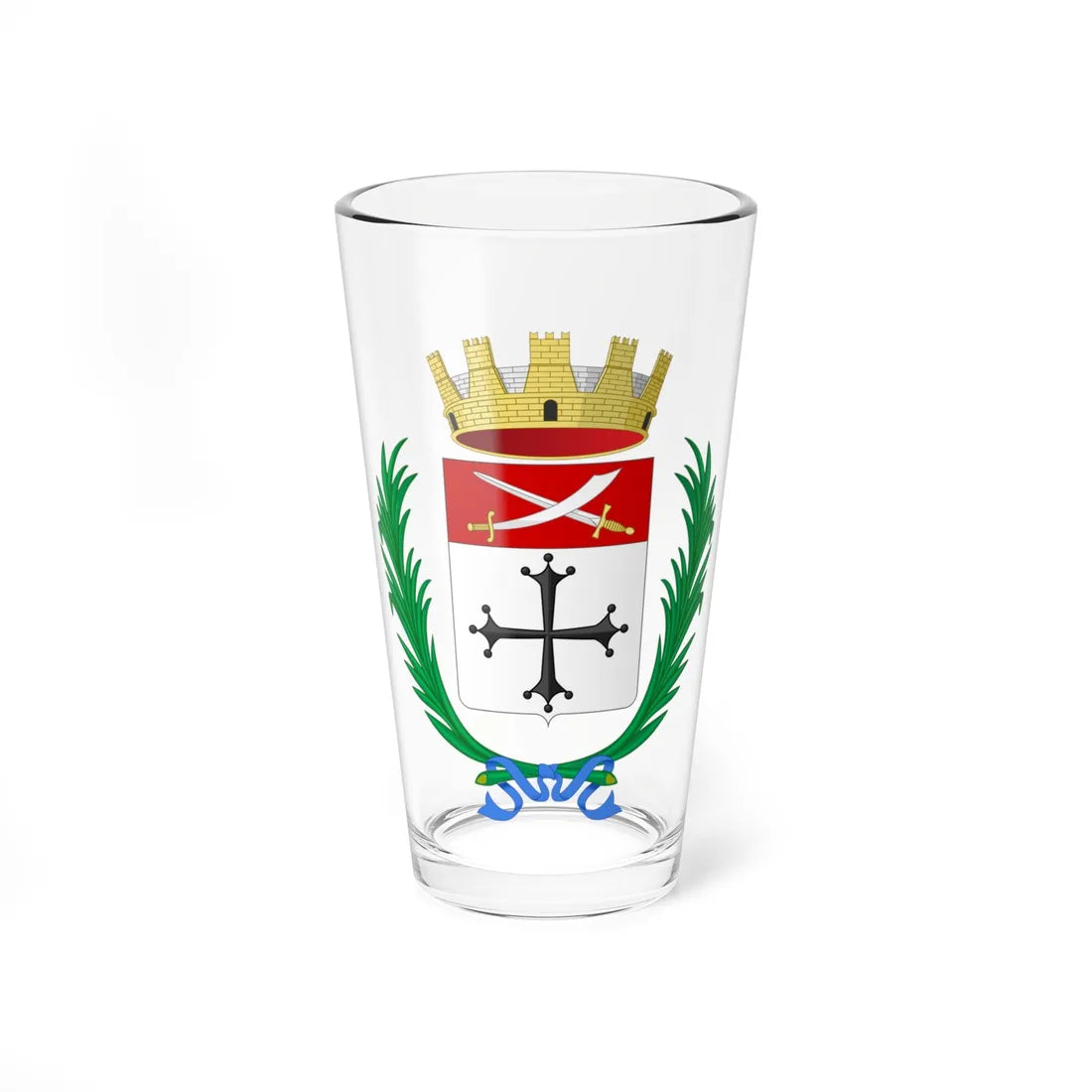 Camposanto-Stemma1 (Italy) (Coat of Arms) Pint Glass 16oz 16oz - Go Mug Yourself