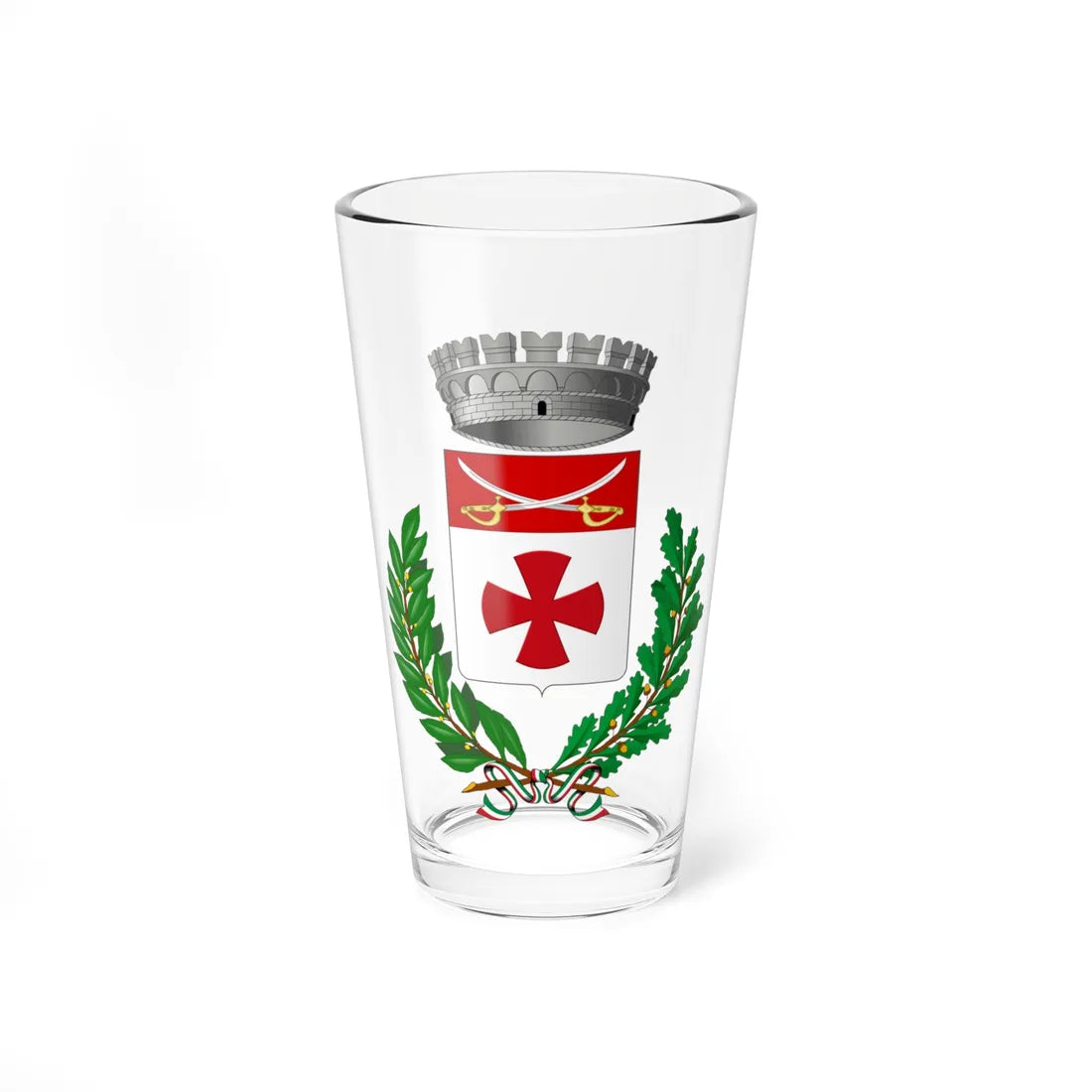 Camposanto-Stemma2 (Italy) (Coat of Arms) Pint Glass 16oz 16oz - Go Mug Yourself