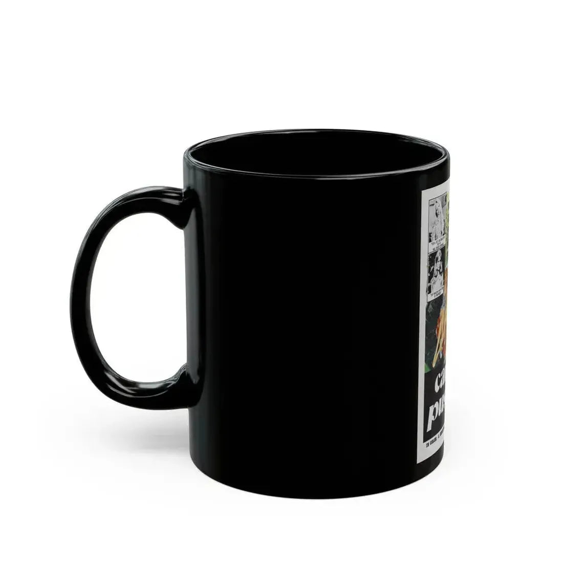 CAMPUS PUSSYCATS 1973 Movie Poster - Black Coffee Mug - Go Mug Yourself