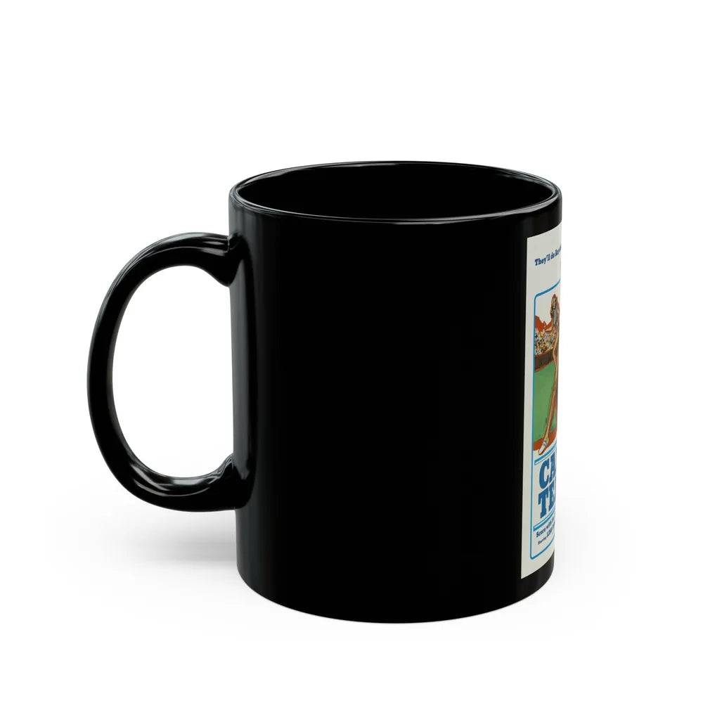 CAMPUS TEASERS 1970 Movie Poster - Black Coffee Mug-Go Mug Yourself